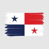 Panama bandiera spazzola design vettore illustrazione