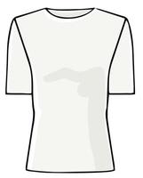 maglietta alla moda di base Abiti unisex attrezzatura vettore