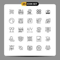 25 creativo icone moderno segni e simboli di tempo zona orologi Morte attività commerciale spada modificabile vettore design elementi