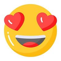 emoji mostrando espressione di amore, romantico emoji vettore