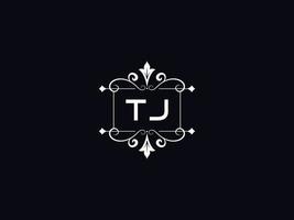 professionale tj logo, minimalista tj lusso logo lettera design vettore