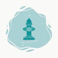 acqua idrante icona grafico design vettore illustrazione