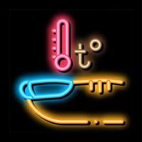 infrarosso asciutto chiodo polacco neon splendore icona illustrazione vettore