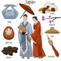 giapponese le persone, Dogana e tradizioni vettore