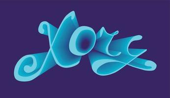 io volere e io volere, 3d lettering nel russo. motivazionale iscrizione, volumetrica effetto vettore