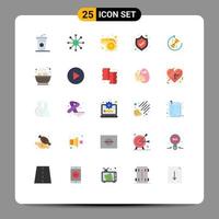 25 creativo icone moderno segni e simboli di ciotola puzzle fischio riciclare puzzle modificabile vettore design elementi
