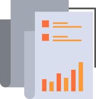 rapporto analitica revisione attività commerciale dati marketing carta piatto colore icona vettore icona bandiera modello