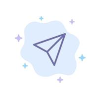 instagram imposta Condividere blu icona su astratto nube sfondo vettore