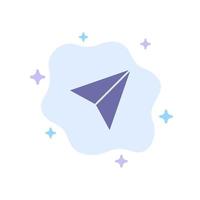 instagram imposta Condividere blu icona su astratto nube sfondo vettore