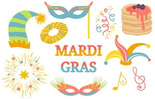 Vettori del Festival di Mardi Gras