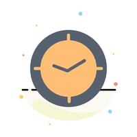orologio tempo Timer orologio astratto piatto colore icona modello vettore