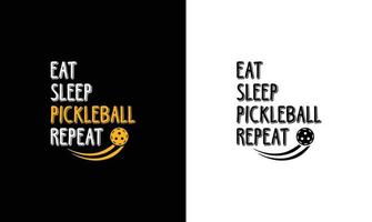 pickleball citazione t camicia disegno, tipografia vettore