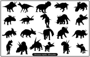 dinosauro rettile silhouette gratuito vettore
