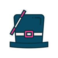 Magia cappello icona per il tuo sito web, mobile, presentazione, e logo design. vettore