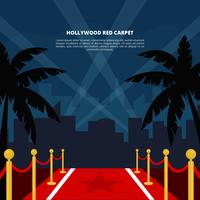 Illustrazione di vettore di Hollywood Red Carpet