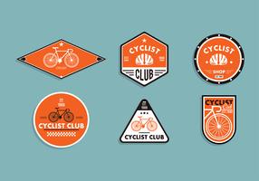 Vettore gratuito dell'emblema di bicicleta