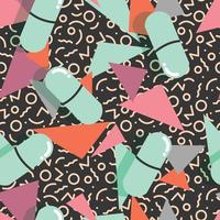 pillole e capsule pop seamless pattern vettore