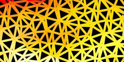 carta da parati a mosaico triangolo vettoriale arancione chiaro.