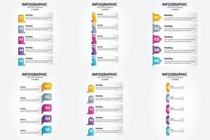 uso Questo impostato di vettore infografica per pubblicità nel un' opuscolo. volantino. o rivista.