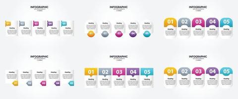 vettore illustrazione infografica piatto design impostato per pubblicità opuscolo aviatore e rivista