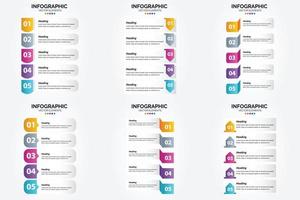 vettore illustrazione infografica piatto design impostato per pubblicità opuscolo aviatore e rivista