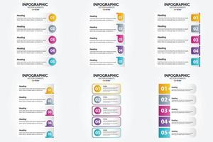 vettore illustrazione infografica piatto design impostato per pubblicità opuscolo aviatore e rivista