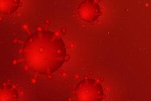 infezione da virus o sfondo di cellule batteriche. nuovo coronavirus. virus covid 19. immunologia, virologia, concetto di epidemiologia vettore