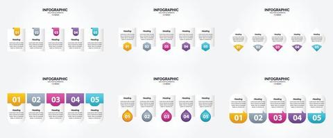 vettore illustrazione infografica piatto design impostato per pubblicità opuscolo aviatore e rivista