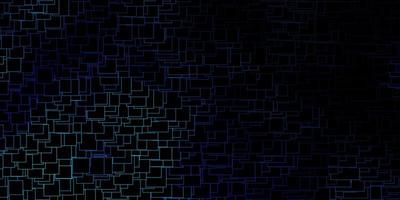 modello vettoriale blu scuro con rettangoli.