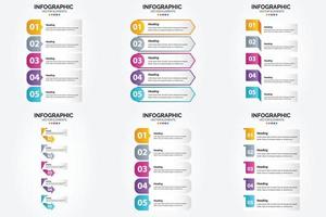 vettore illustrazione infografica piatto design impostato per pubblicità opuscolo aviatore e rivista