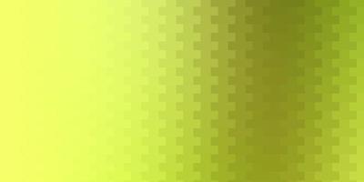 trama vettoriale verde chiaro, giallo in stile rettangolare.