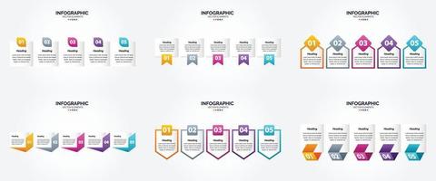 vettore illustrazione infografica piatto design impostato per pubblicità opuscolo aviatore e rivista