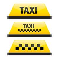 taxi segno disegno vettoriale illustrazione isolato su sfondo bianco