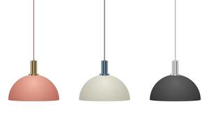 appeso moderno design illustrazione lampada vettoriale isolato su sfondo bianco