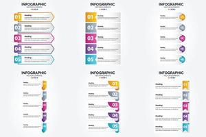 vettore illustrazione infografica piatto design impostato per pubblicità opuscolo aviatore e rivista