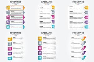 vettore illustrazione infografica piatto design impostato per pubblicità opuscolo aviatore e rivista