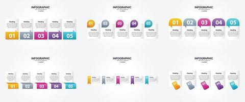 vettore illustrazione infografica piatto design impostato per pubblicità opuscolo aviatore e rivista