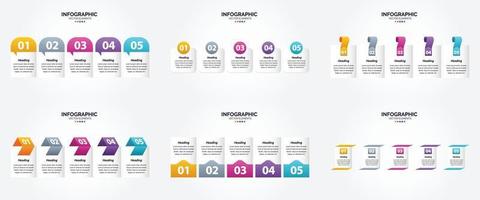 vettore illustrazione infografica piatto design impostato per pubblicità opuscolo aviatore e rivista