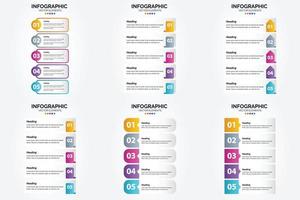 vettore illustrazione infografica piatto design impostato per pubblicità opuscolo aviatore e rivista