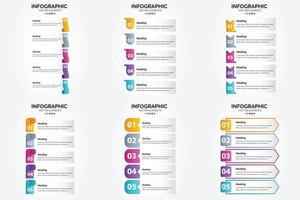 vettore illustrazione infografica piatto design impostato per pubblicità opuscolo aviatore e rivista