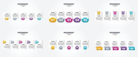 vettore illustrazione infografica piatto design impostato per pubblicità opuscolo aviatore e rivista