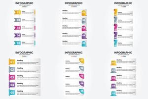 vettore illustrazione infografica piatto design impostato per pubblicità opuscolo aviatore e rivista