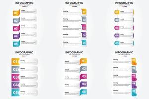 vettore illustrazione infografica piatto design impostato per pubblicità opuscolo aviatore e rivista