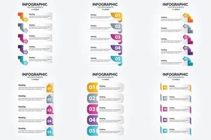 vettore illustrazione infografica piatto design impostato per pubblicità opuscolo aviatore e rivista