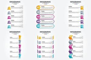 vettore illustrazione infografica piatto design impostato per pubblicità opuscolo aviatore e rivista