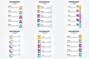 vettore illustrazione infografica piatto design impostato per pubblicità opuscolo aviatore e rivista