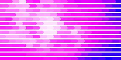 modello vettoriale viola chiaro, rosa con linee.