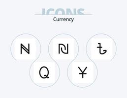moneta linea pieno icona imballare 5 icona design. peso. moneta . Tentativo. filippino . i soldi vettore