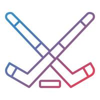 ghiaccio hockey linea pendenza icona vettore