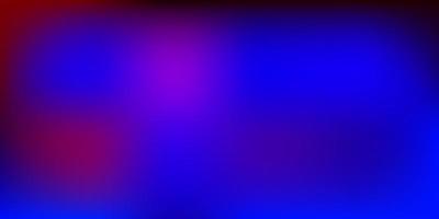 modello di sfocatura gradiente vettoriale blu scuro, rosso.